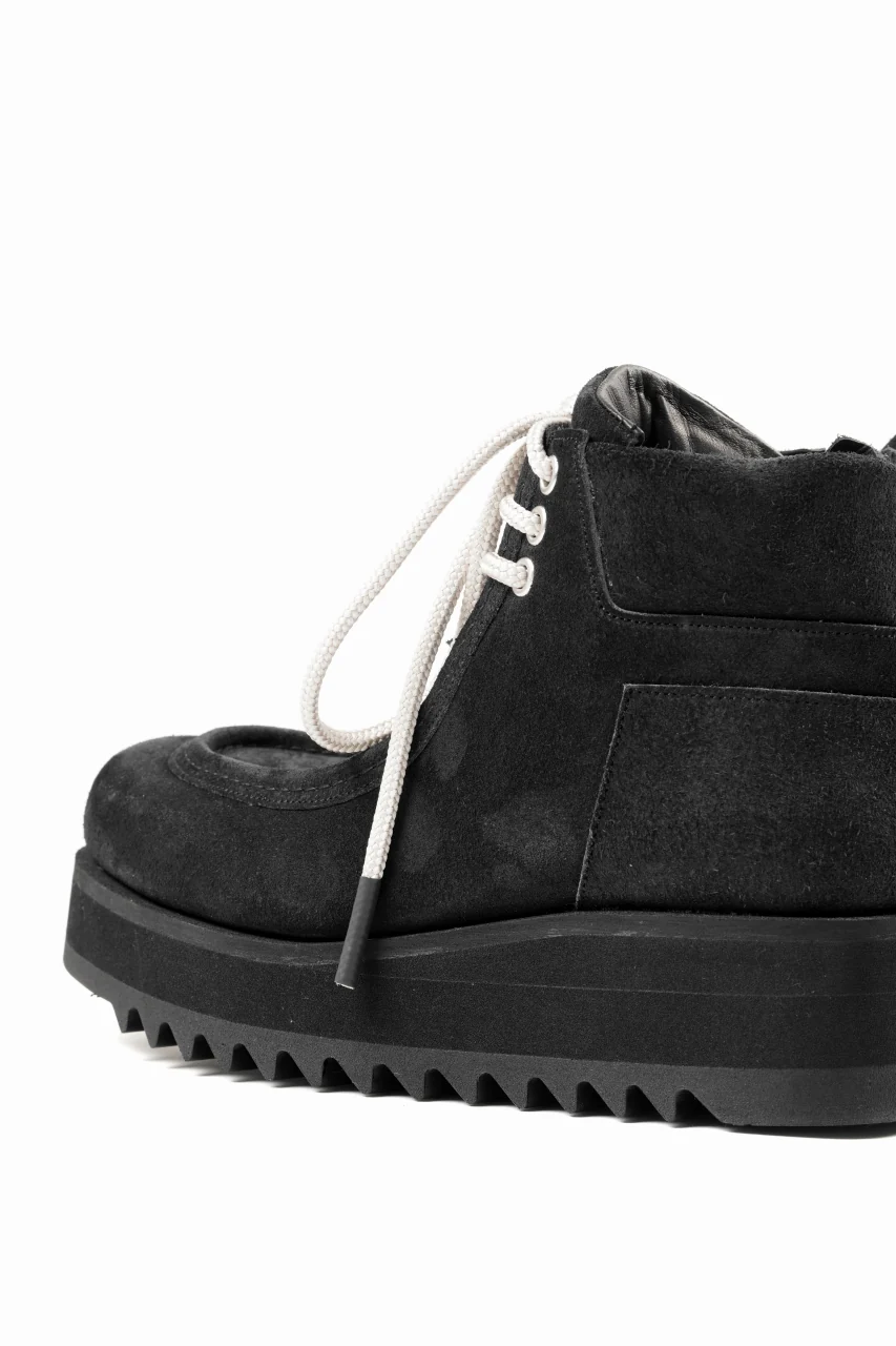 A.F ARTEFACT x Portaille TYROLEAN BOOTS / OILED NUBUCK (BLACK) - Image 9