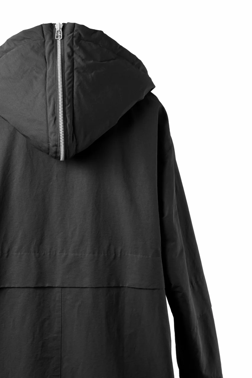 A.F ARTEFACT ZIP HOODIE COAT / TEDDY BOA FLEECE LINING (BLACK) - Image 14