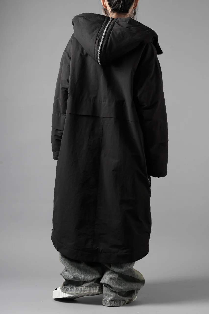 A.F ARTEFACT ZIP HOODIE COAT / TEDDY BOA FLEECE LINING (BLACK) - Image 20