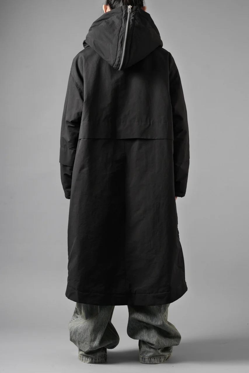 A.F ARTEFACT ZIP HOODIE COAT / TEDDY BOA FLEECE LINING (BLACK) - Image 29