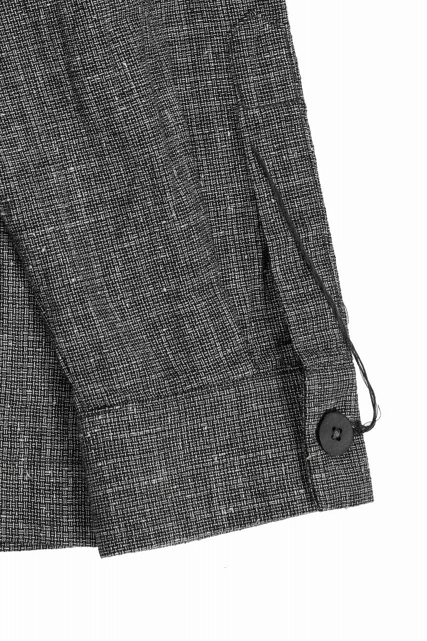 A TENTATIVE ATELIER Abel G. MULTI-STITCHES WORKER SHIRT (BLACK) - Image 16