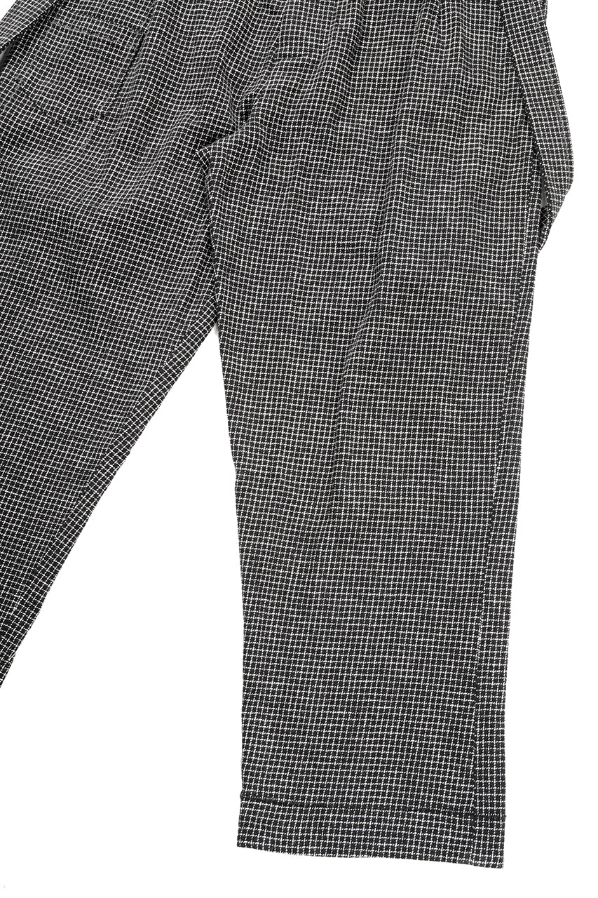 A TENTATIVE ATELIER exclusive George II PAINTER'S CROSS BAND PANTS (BLACK) - Image 6