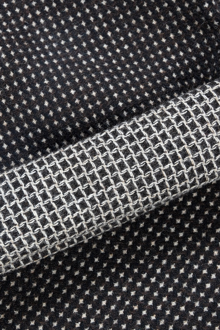 A TENTATIVE ATELIER exclusive George BUTTONED JACQUARD WORKER PANTS (DARK BROWN) - Image 17