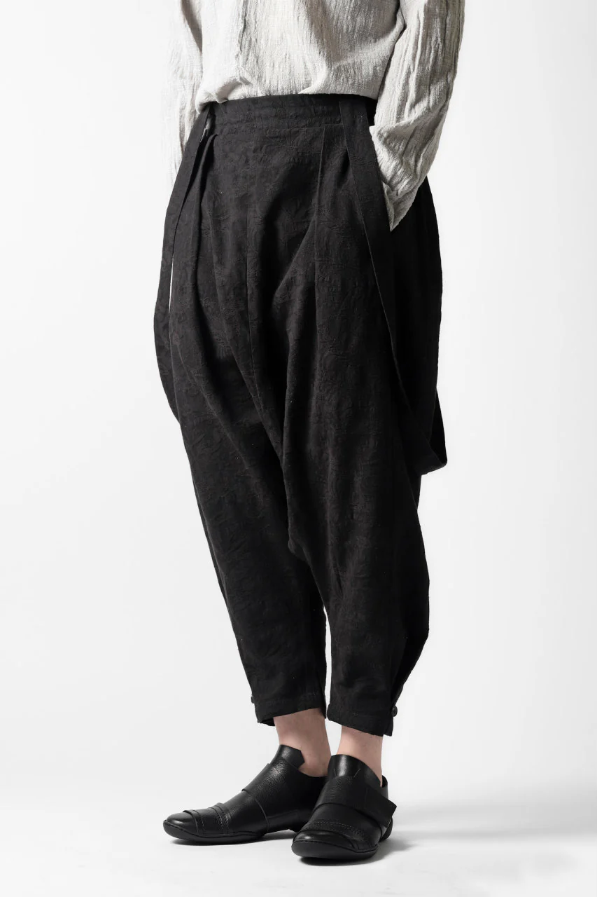 Aleksandr Manamis A-Shapetie Bow Pant wt. Suspender / Flower Jacquard - Image 26
