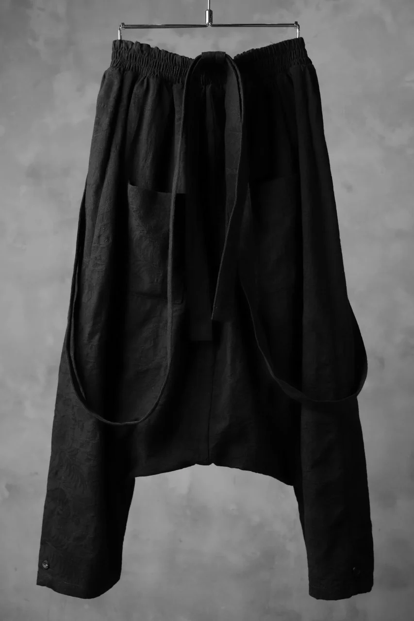 Aleksandr Manamis A-Shapetie Bow Pant wt. Suspender / Flower Jacquard - Image 4