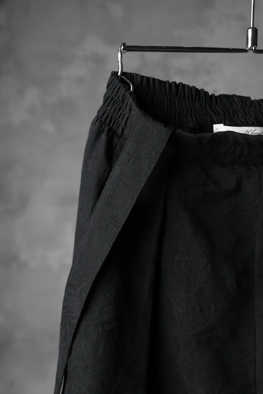 Aleksandr Manamis A-Shapetie Bow Pant wt. Suspender / Flower Jacquard - Image 9