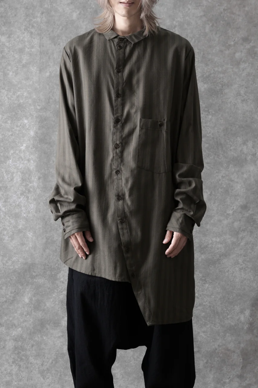 Aleksandr Manamis Asymmetric Striped Shirt (STRIPES) - Image 18