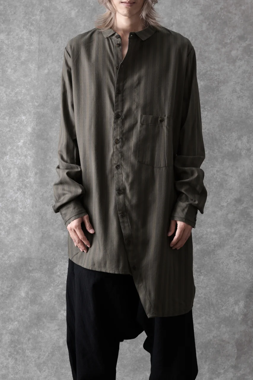 Aleksandr Manamis Asymmetric Striped Shirt (STRIPES) - Image 2
