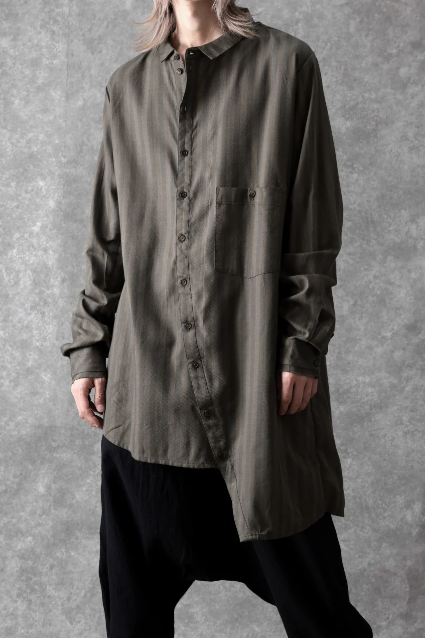 Aleksandr Manamis Asymmetric Striped Shirt (STRIPES) - Image 24