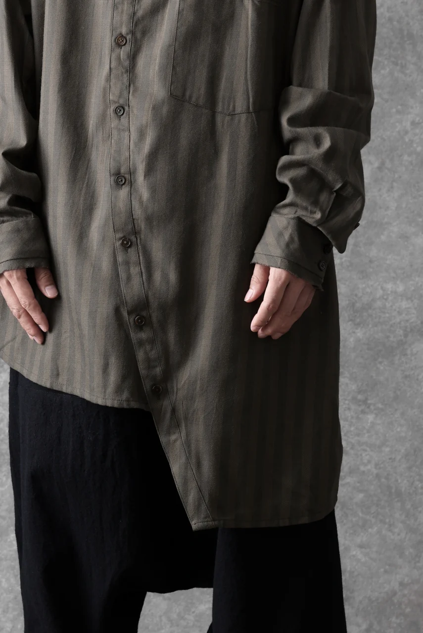 Aleksandr Manamis Asymmetric Striped Shirt (STRIPES) - Image 29