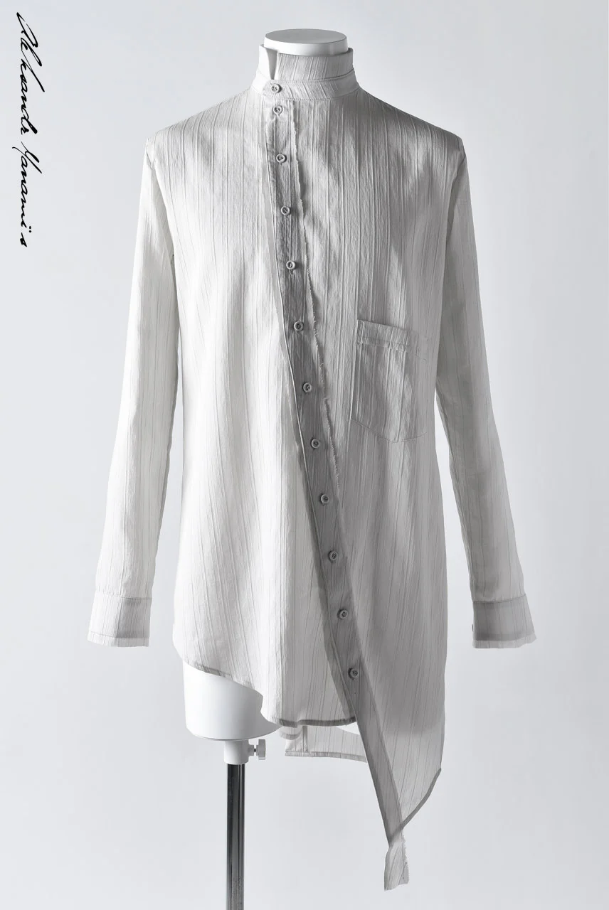 Aleksandr Manamis ASYMMETRY BIAS COLLAR SHIRT