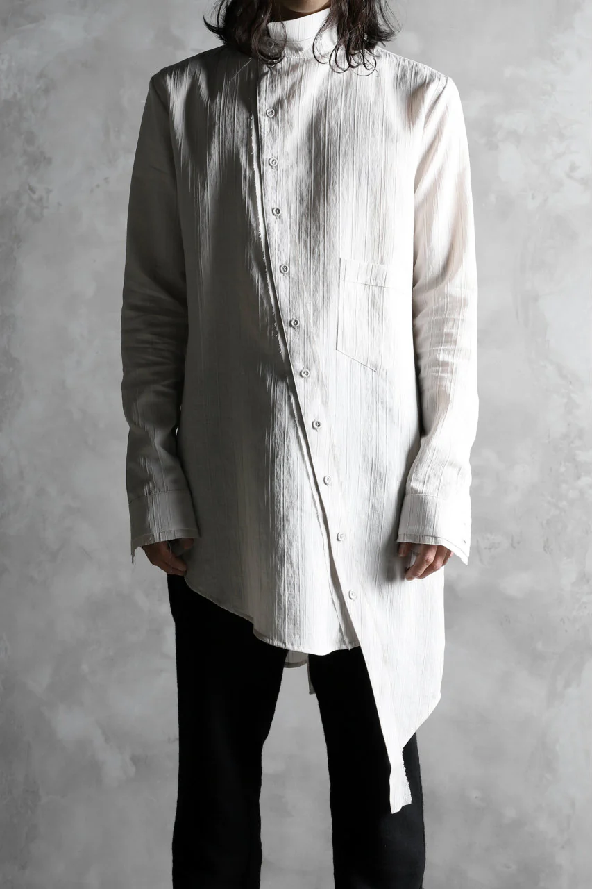Aleksandr Manamis ASYMMETRY BIAS COLLAR SHIRT - Image 21