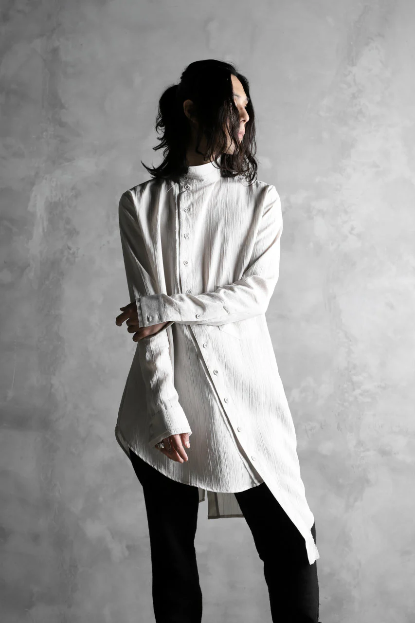 Aleksandr Manamis ASYMMETRY BIAS COLLAR SHIRT - Image 24