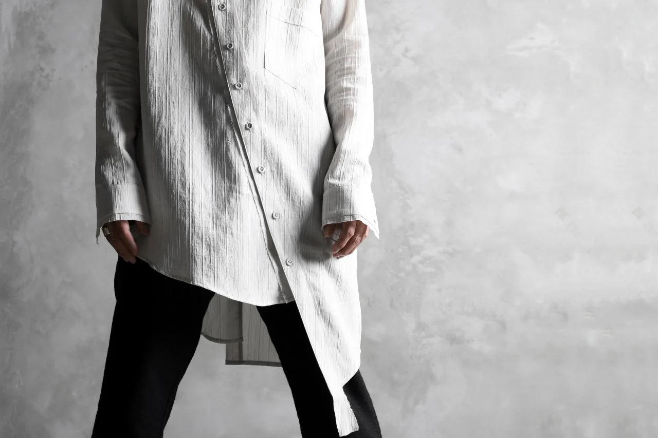 Aleksandr Manamis ASYMMETRY BIAS COLLAR SHIRT - Image 35