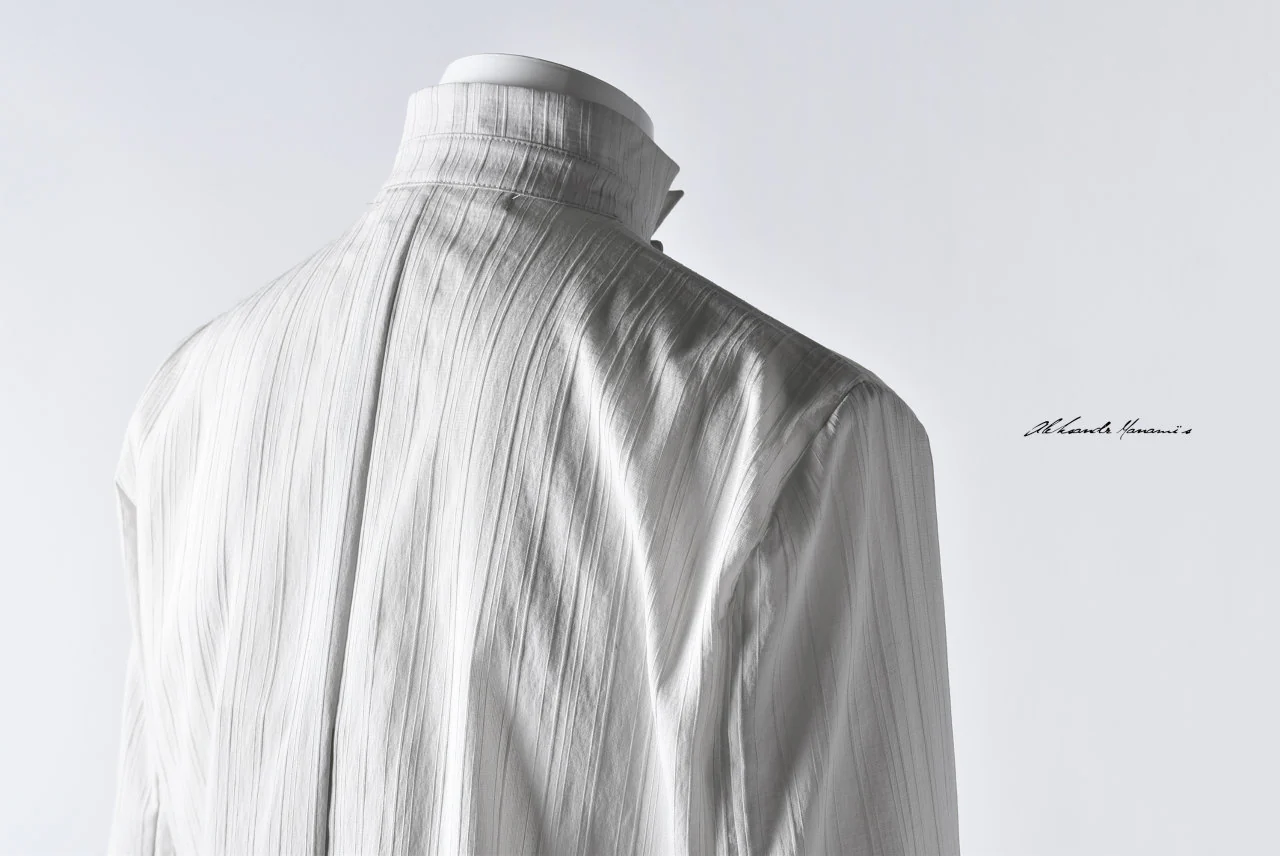 Aleksandr Manamis ASYMMETRY BIAS COLLAR SHIRT - Image 39