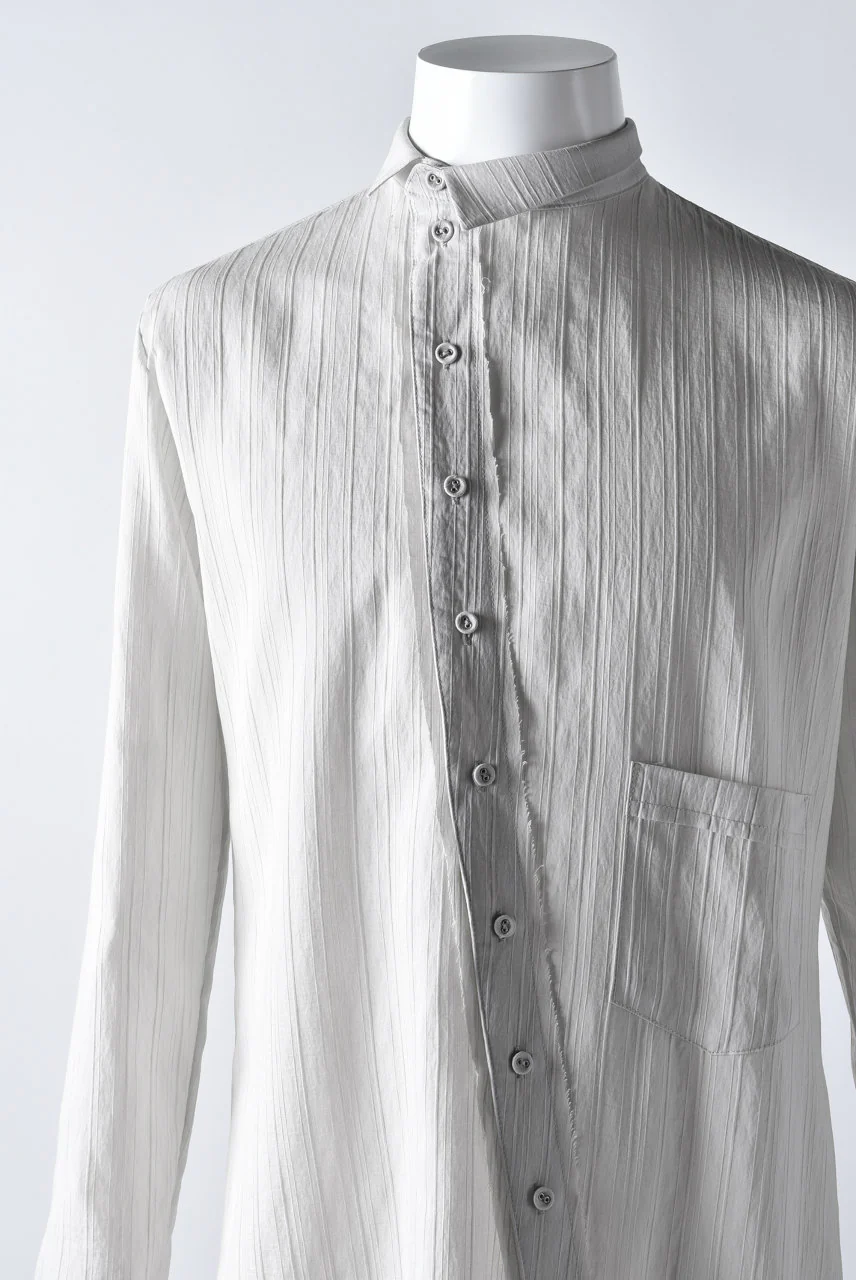 Aleksandr Manamis ASYMMETRY BIAS COLLAR SHIRT - Image 7