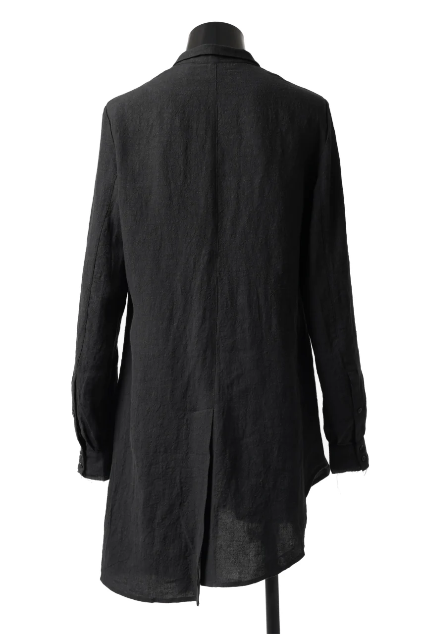 Aleksandr Manamis Asymmetry Shirt (BLACK) - Image 11