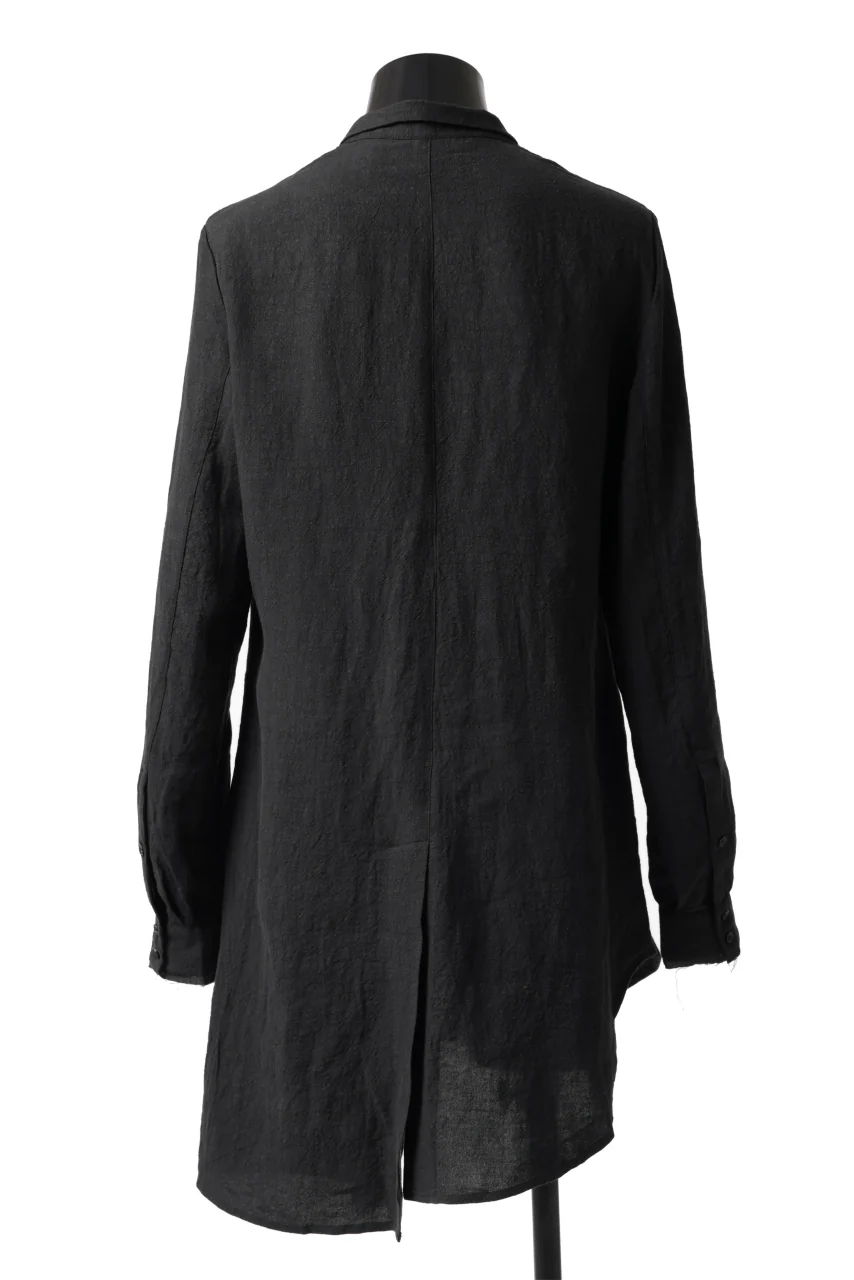 Aleksandr Manamis Asymmetry Shirt (BLACK) - Image 12