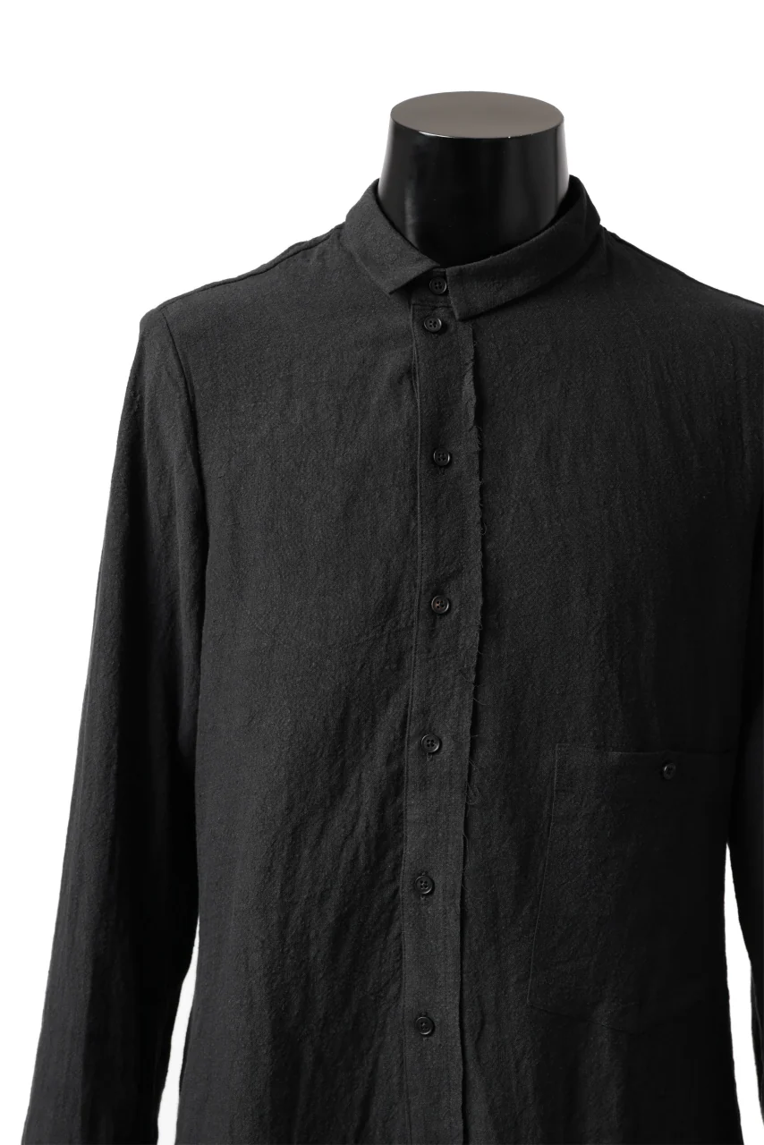 Aleksandr Manamis Asymmetry Shirt (BLACK) - Image 13