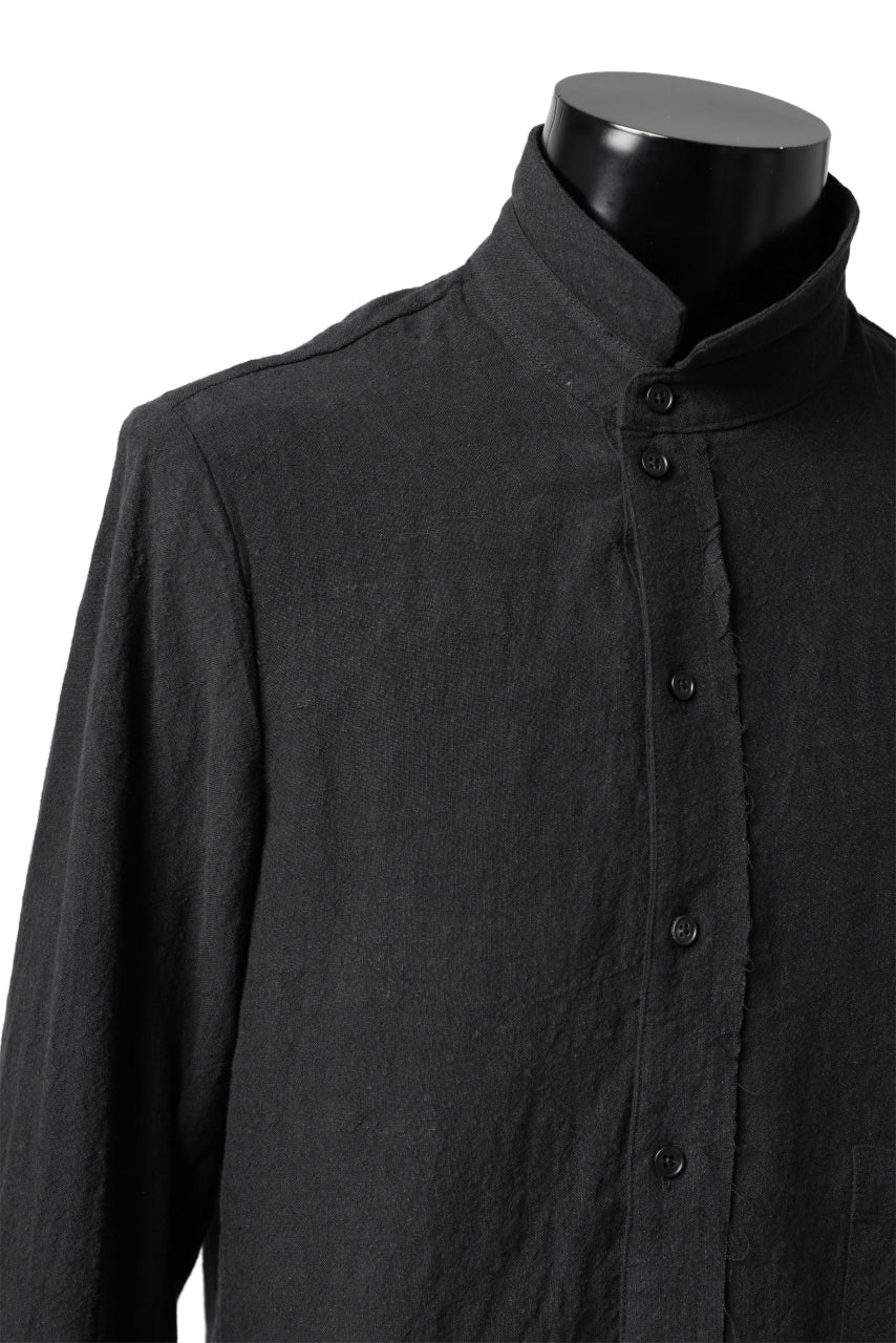 Aleksandr Manamis Asymmetry Shirt (BLACK) - Image 17