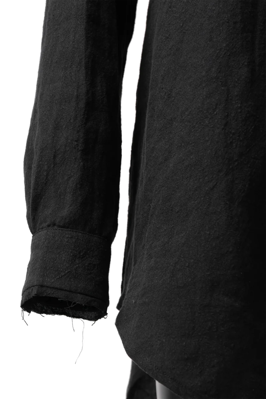 Aleksandr Manamis Asymmetry Shirt (BLACK) - Image 18