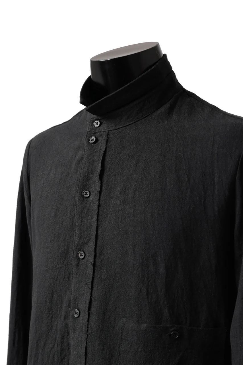 Aleksandr Manamis Asymmetry Shirt (BLACK) - Image 19
