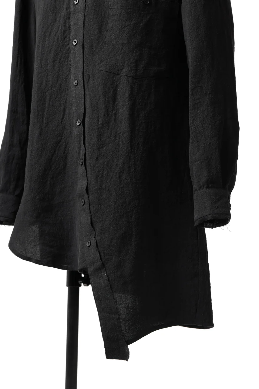 Aleksandr Manamis Asymmetry Shirt (BLACK) - Image 22