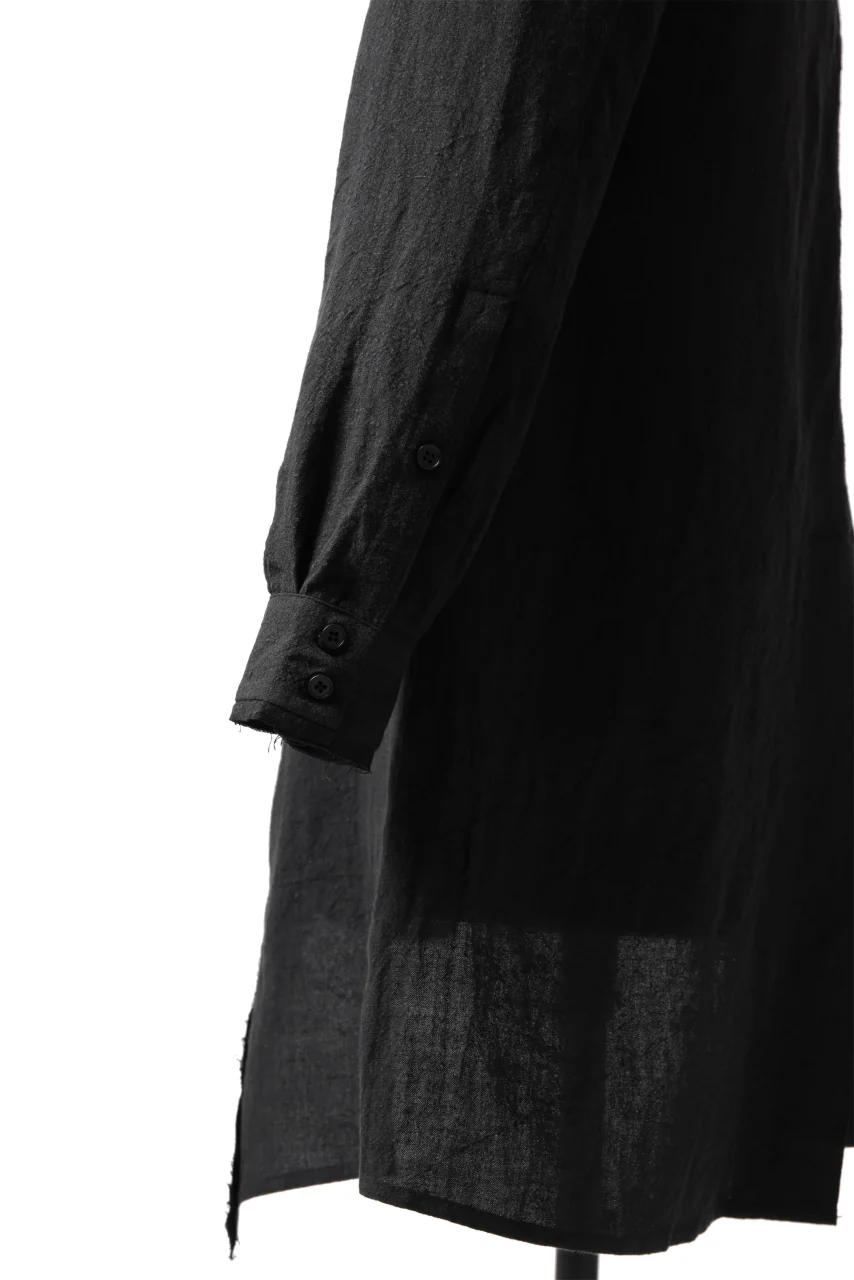 Aleksandr Manamis Asymmetry Shirt (BLACK) - Image 23