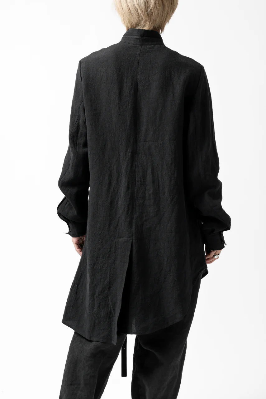 Aleksandr Manamis Asymmetry Shirt (BLACK) - Image 8