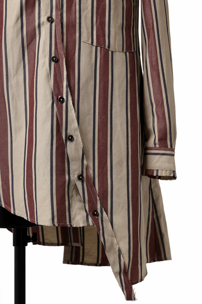 Aleksandr Manamis Asymmetry Shirt (STRIPE) - Image 10