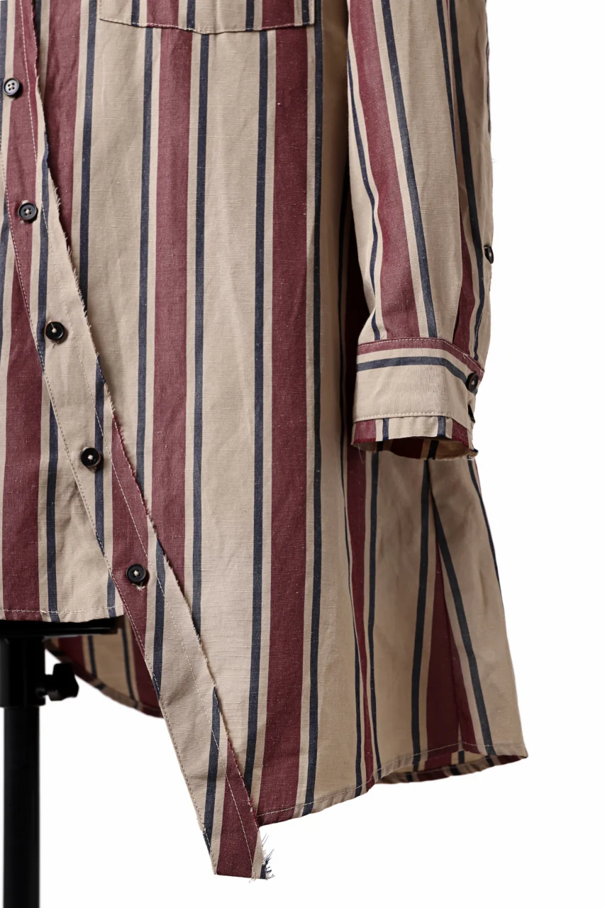 Aleksandr Manamis Asymmetry Shirt (STRIPE) - Image 11