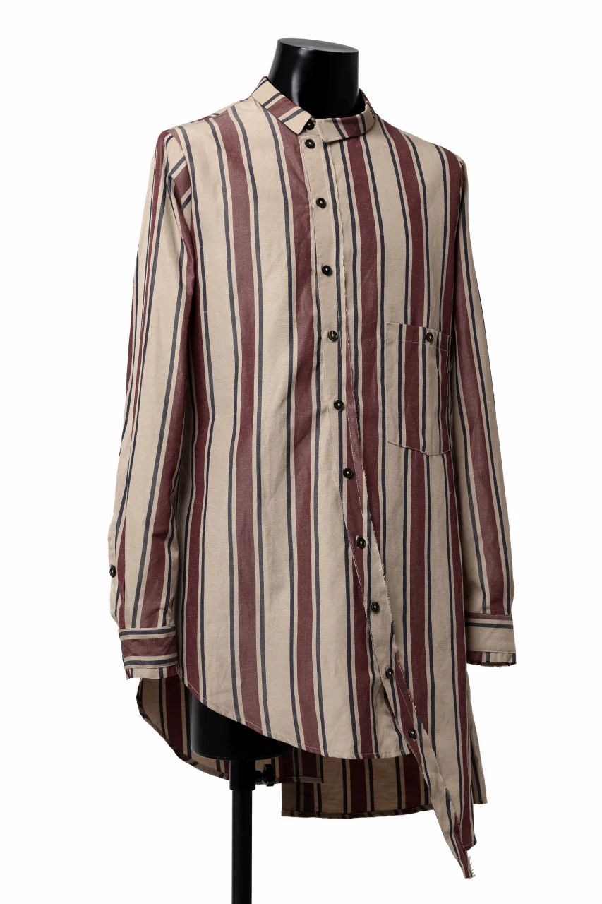 Aleksandr Manamis Asymmetry Shirt (STRIPE) - Image 2