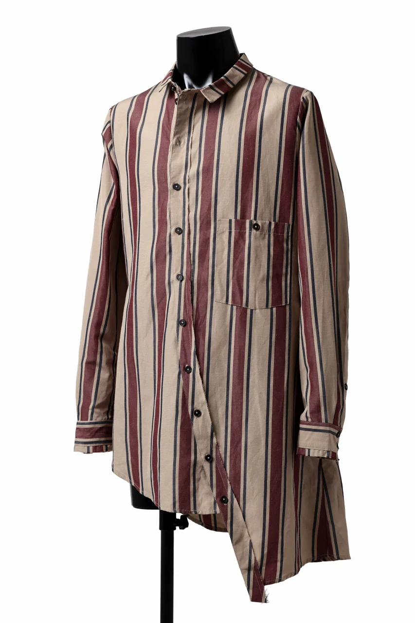 Aleksandr Manamis Asymmetry Shirt (STRIPE) - Image 3