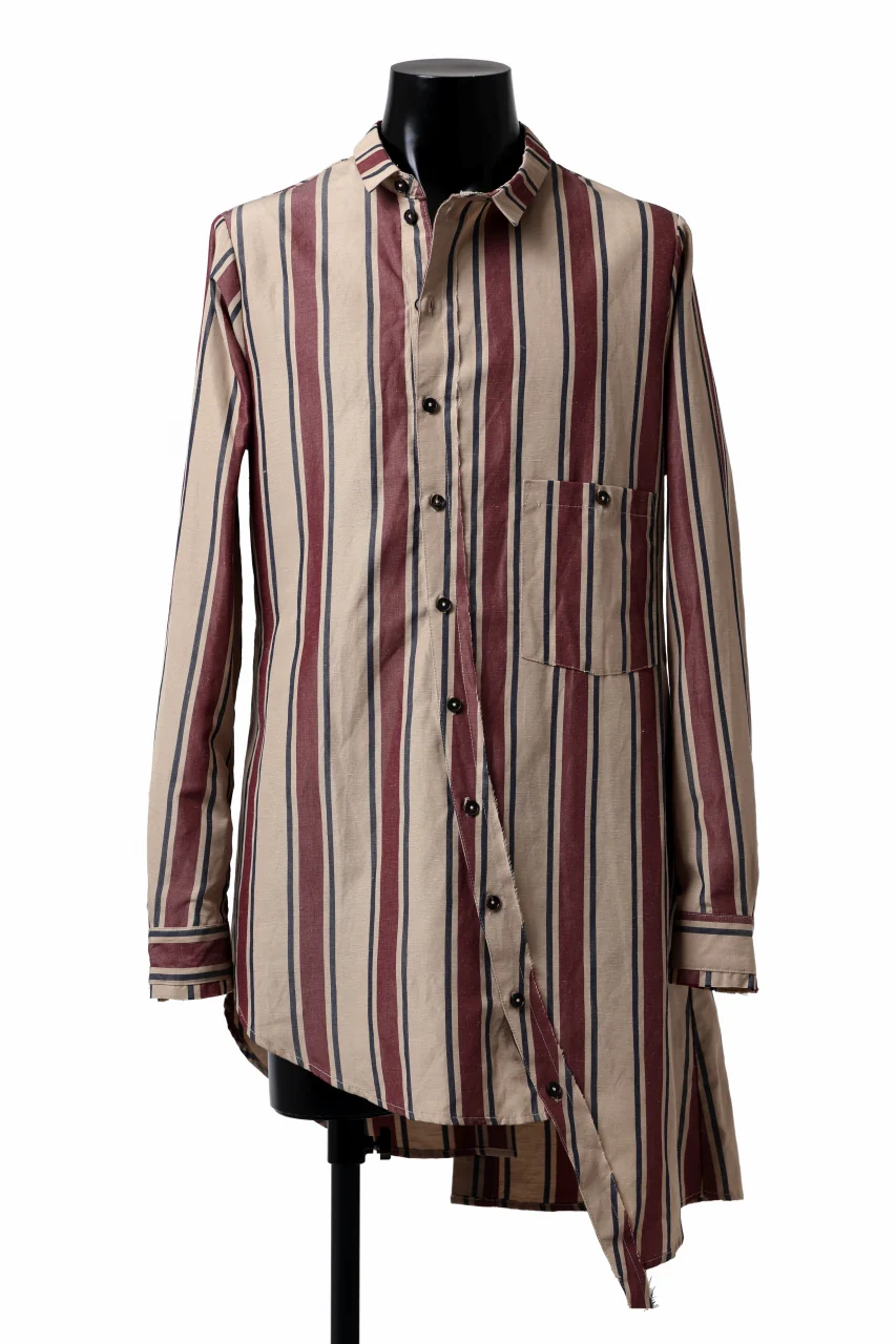 Aleksandr Manamis Asymmetry Shirt (STRIPE) - Image 4