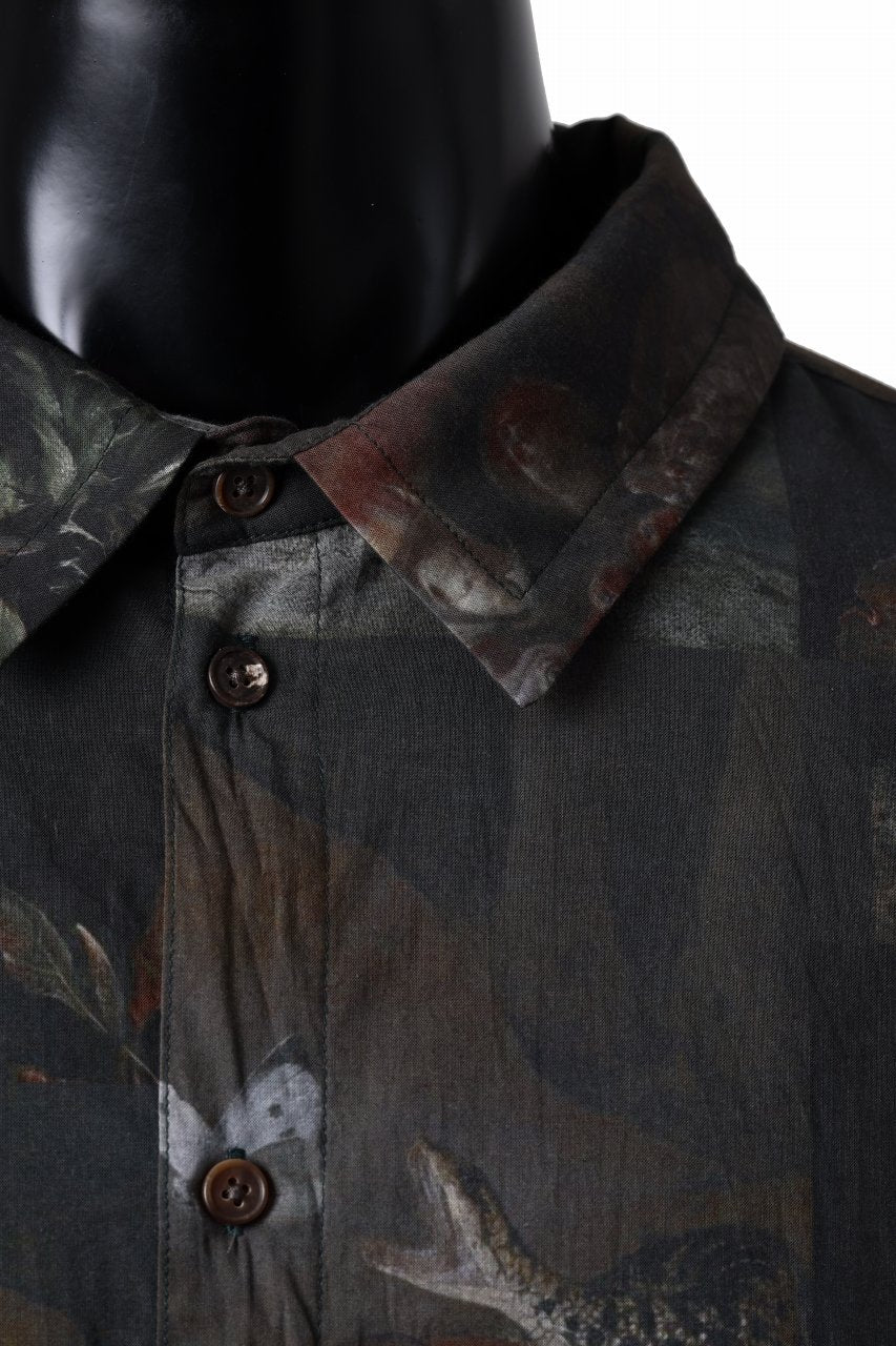 Aleksandr Manamis Back Pleats Shirt / Print (PAPILLON) - Image 11