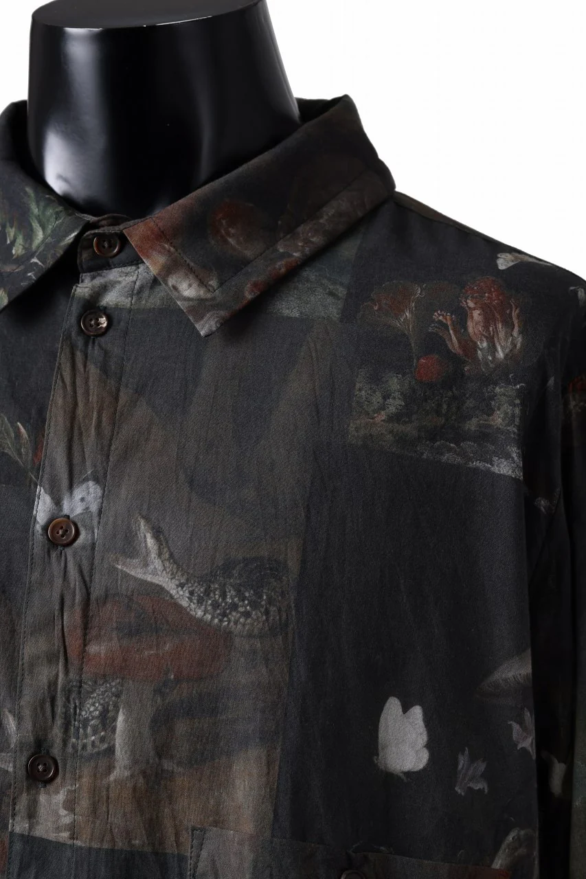 Aleksandr Manamis Back Pleats Shirt / Print (PAPILLON) - Image 12