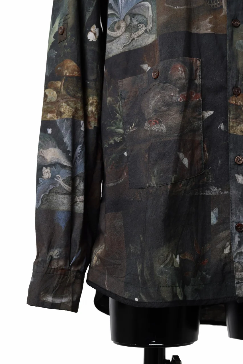 Aleksandr Manamis Back Pleats Shirt / Print (PAPILLON) - Image 7
