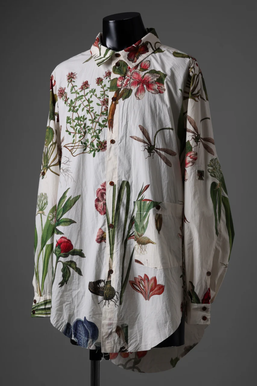 Aleksandr Manamis Classic Shirt / Type Writer Cotton (GRAND FLEUR) - Image 2