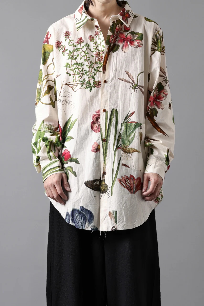 Aleksandr Manamis Classic Shirt / Type Writer Cotton (GRAND FLEUR) - Image 23