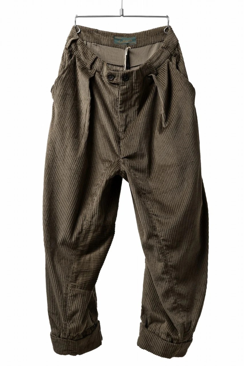 Aleksandr Manamis Corduroy Panel Pant (BROWN)