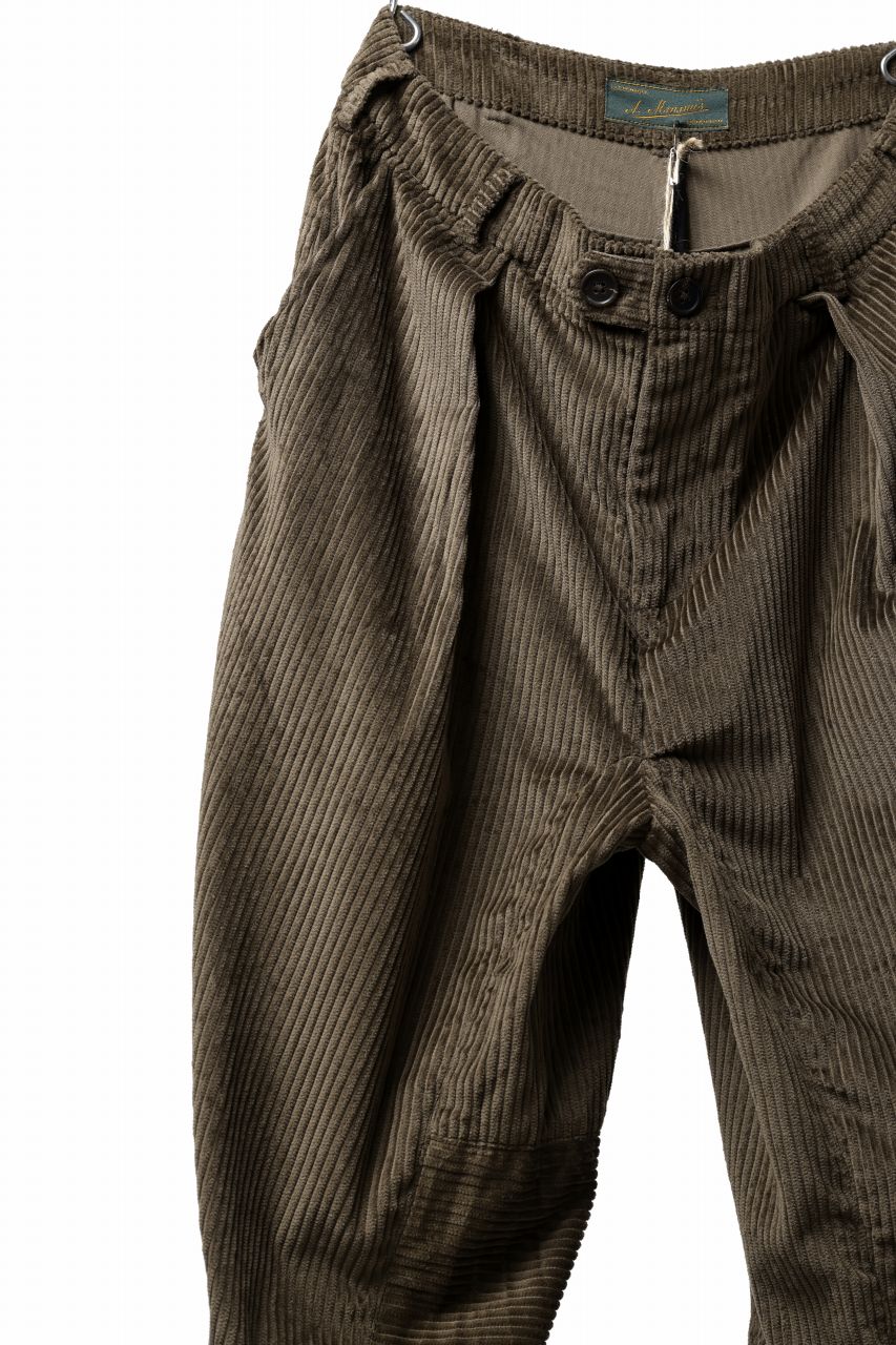 Aleksandr Manamis Corduroy Panel Pant (BROWN) - Image 10