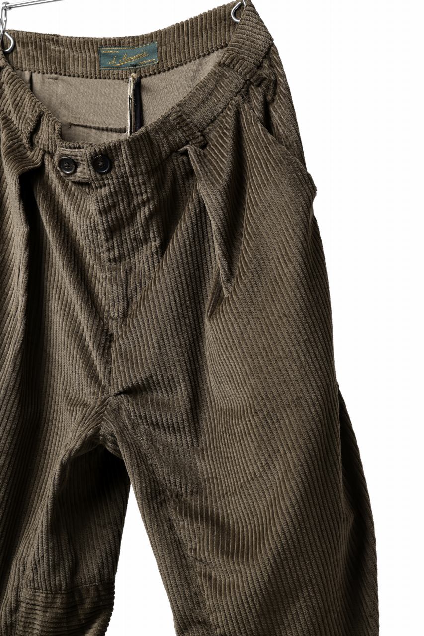 Aleksandr Manamis Corduroy Panel Pant (BROWN) - Image 13