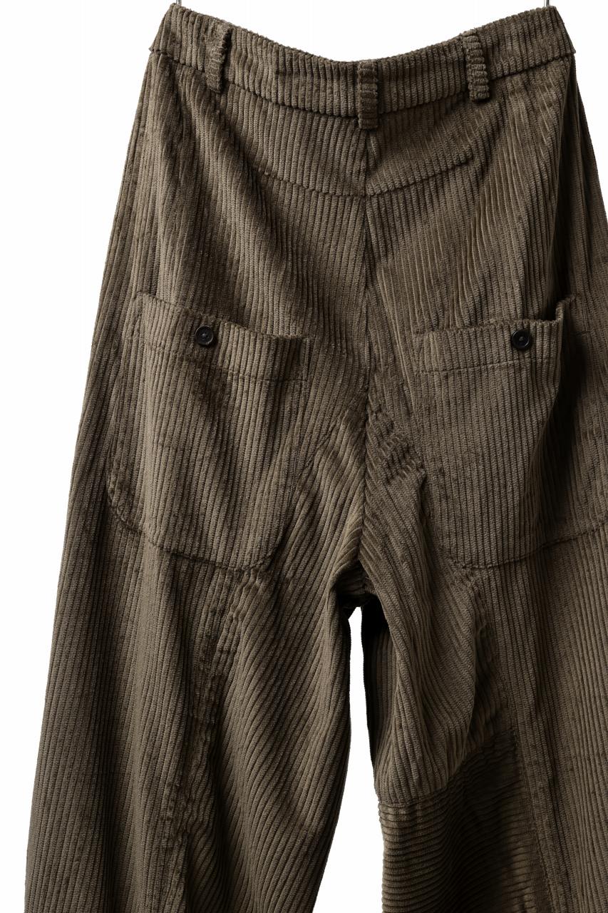 Aleksandr Manamis Corduroy Panel Pant (BROWN) - Image 16