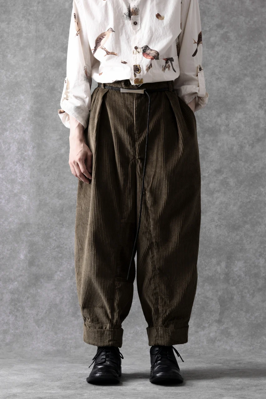 Aleksandr Manamis Corduroy Panel Pant (BROWN) - Image 17