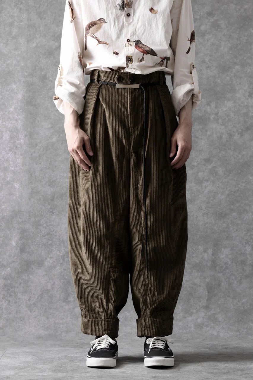 Aleksandr Manamis Corduroy Panel Pant (BROWN) - Image 20