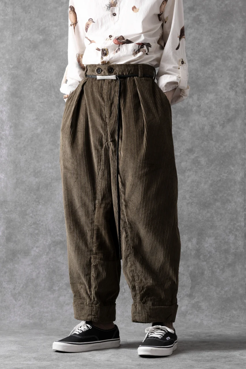 Aleksandr Manamis Corduroy Panel Pant (BROWN) - Image 21