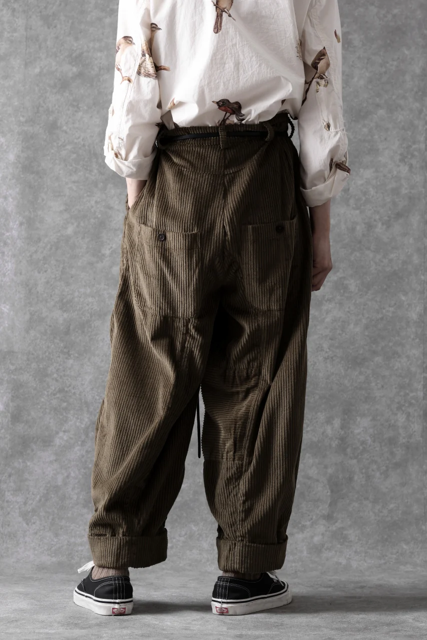 Aleksandr Manamis Corduroy Panel Pant (BROWN) - Image 22