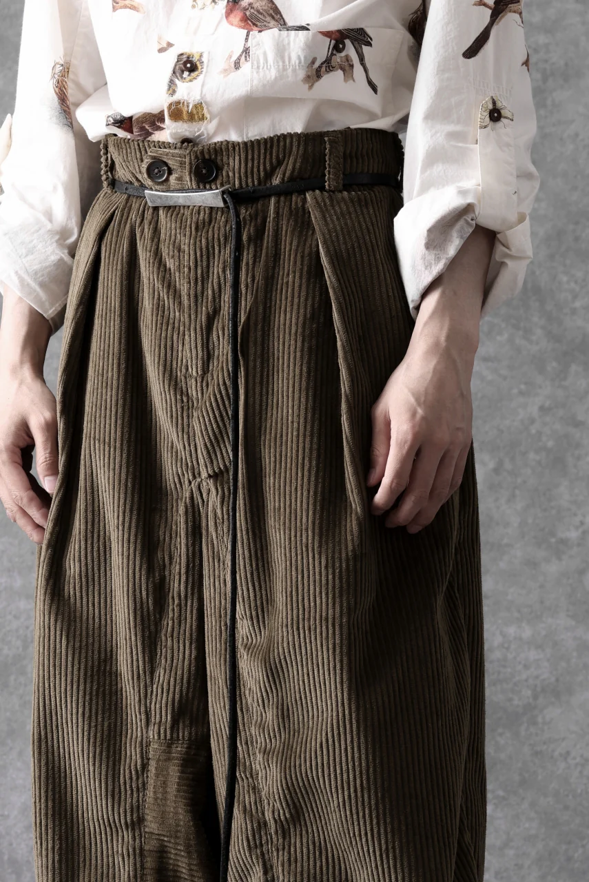 Aleksandr Manamis Corduroy Panel Pant (BROWN) - Image 24