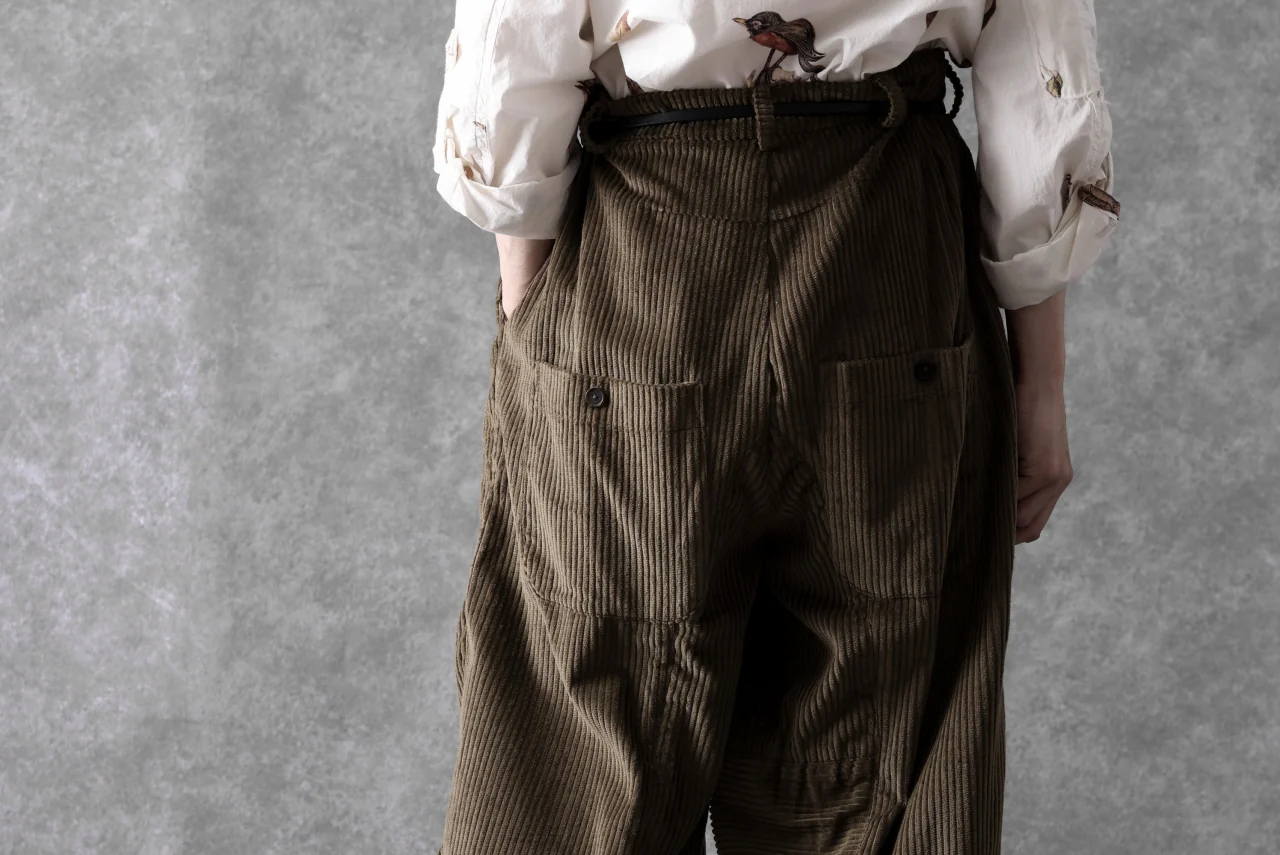 Aleksandr Manamis Corduroy Panel Pant (BROWN) - Image 30