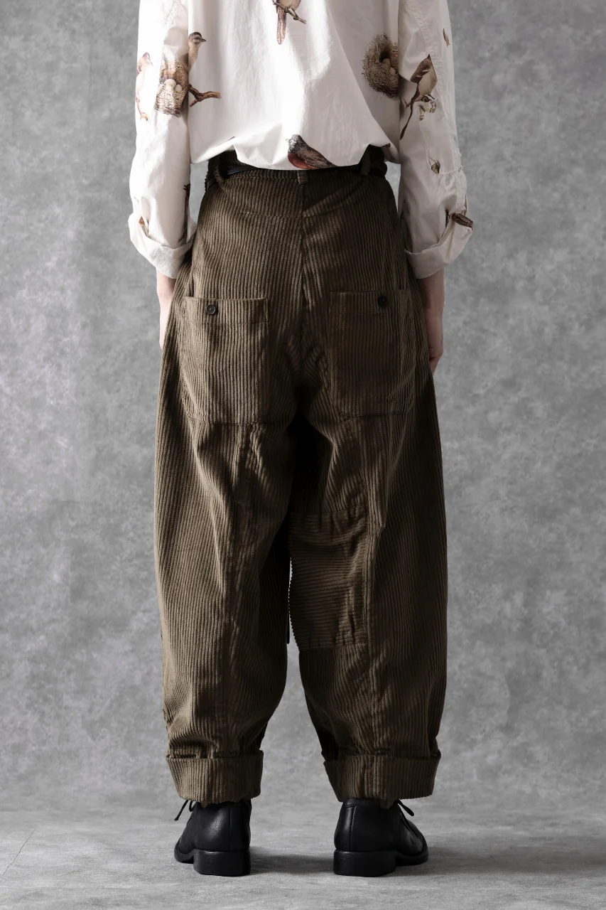 Aleksandr Manamis Corduroy Panel Pant (BROWN) - Image 5